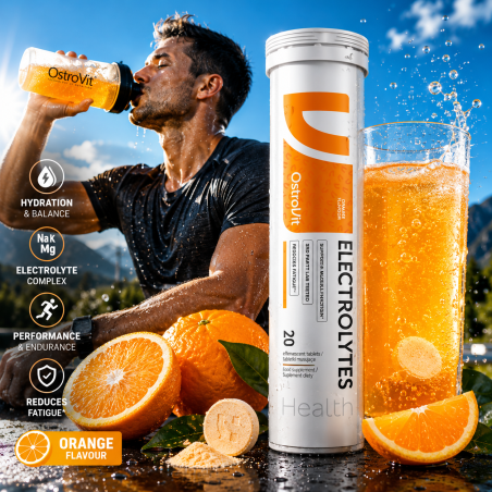 Ostrovit Elektrolyte 20 Brausetabletten, orange