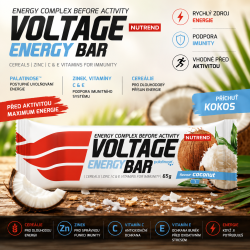 Voltage Energy Bar 65g kokos