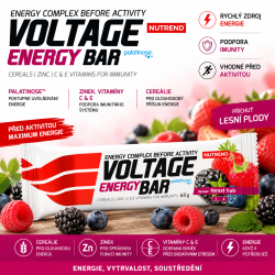 Voltage Energy Bar 65g lesní plody