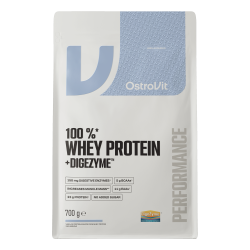OstroVit 100% Whey Protein + DigeZyme 700 g - naturalny