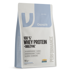 OstroVit 100% Whey Protein + DigeZyme 700 g - prírodný