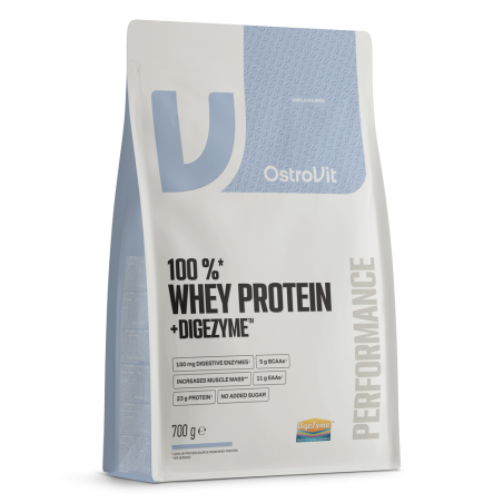 OstroVit 100% Whey Protein + DigeZyme 700 g - natural