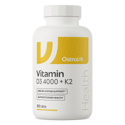 Vitamín D3 4000 IU + K2 100 tablet