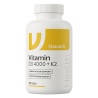 Vitamin D3 + K2 je kombinace dvou klíčových vitaminů, které se vzájemně doplňují při podpoře zdraví kostí, imunity a správného využití vápníku v organismu. Vitamin D3 přispívá k normální funkci imunitního systému a pomáhá vstřebávání vápníku, zatímco vitamin K2 se podílí na jeho správném ukládání v kostech.