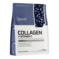 OstroVit Kollagen + Vitamin C 400 g – schwarze Johannisbeere