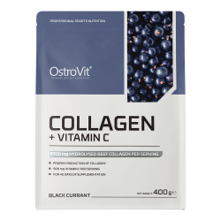 OstroVit Kolagen + vitamín C 400 g – černý rybíz
