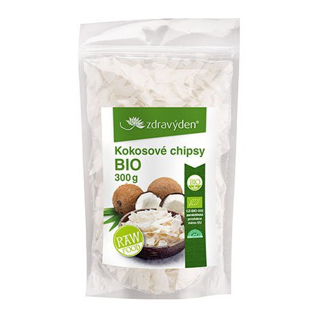 Zdravý den Kokosové chipsy BIO 300g