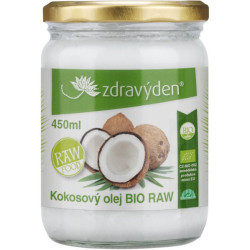 Zdravý den Olej kokosowy BIO RAW 450ml