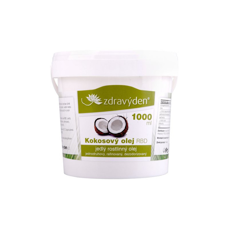 Zdravý den Coconut Oil RBD 1000ml, unscented