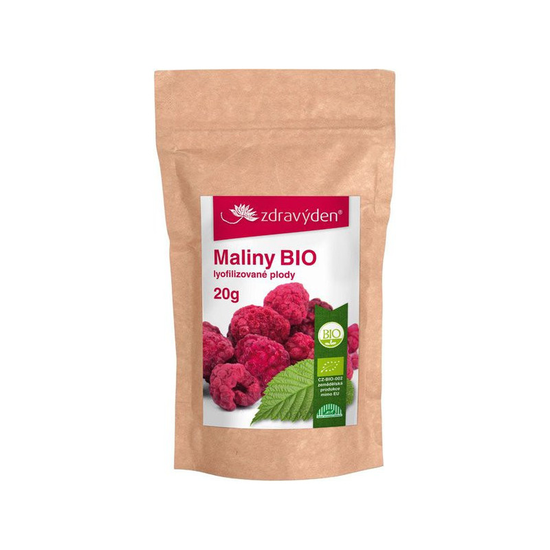 Healthy Day Organic Freeze-Dried Raspberries 20g