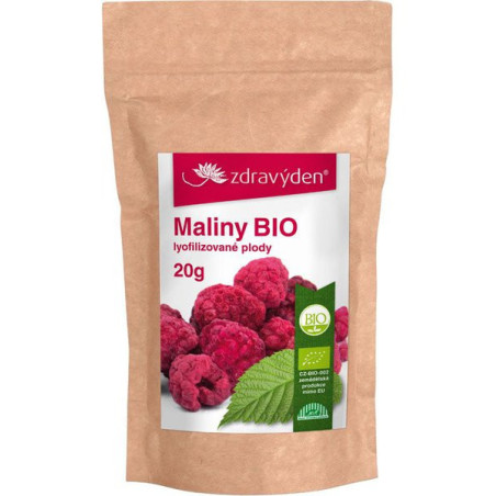 Zdrowy Dzień Organiczne Liofilizowane Maliny 20g