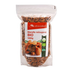 Nelúpané mandle BIO 1000g