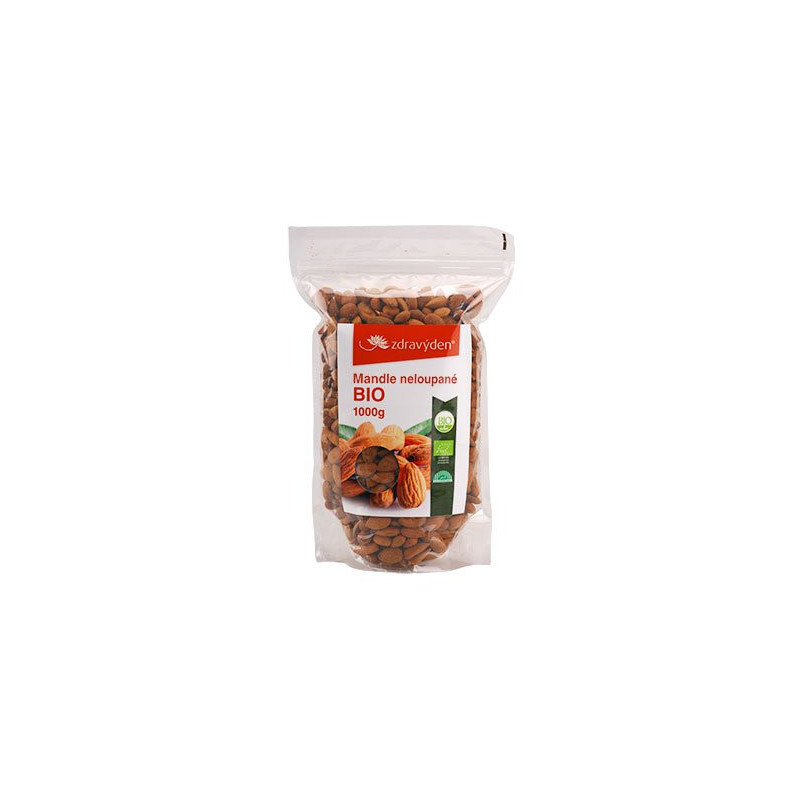 Nelúpané mandle BIO 1000g