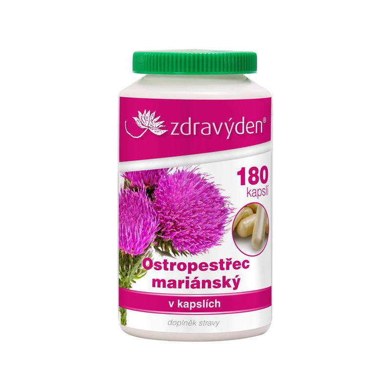 Zdravý den Mariendistel 180 Kapseln