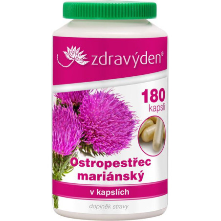 Zdravý den Milk Thistle 180 kapsułek
