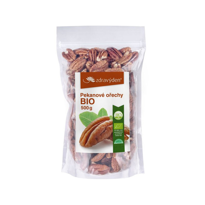 Zdravý den Pekanové ořechy BIO 500g