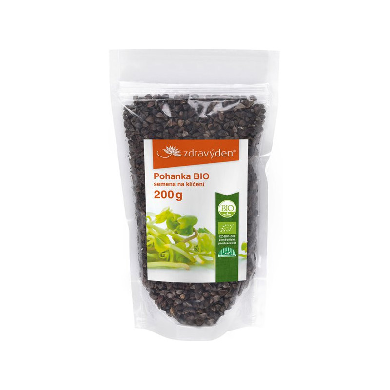 Zdravý den Bio-Buchweizen - Samen für die Keimung 200g