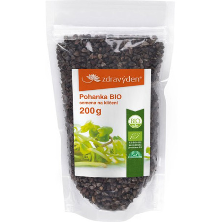 Zdravý deň BIO pohánka - semená na klíčenie 200g