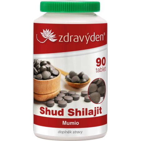 Shud Shilajit, mumio 90 Tabletten, 37,8g