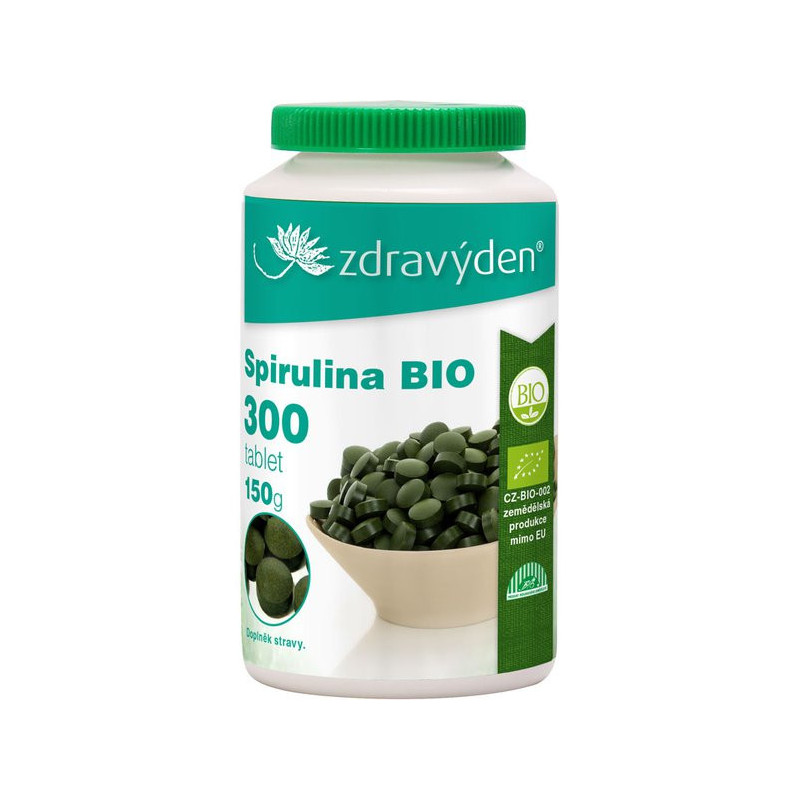 Zdravý den Spirulina BIO 300 Tabletten