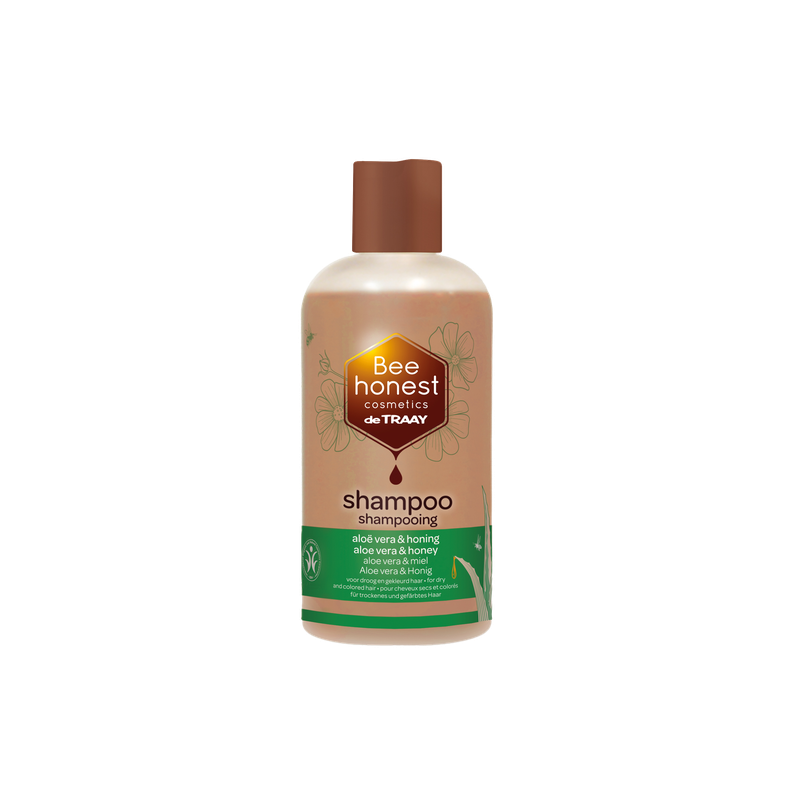 Bee Honest Szampon BIO aloes i BIO miód (do włosów suchych i farbowanych), 250ml