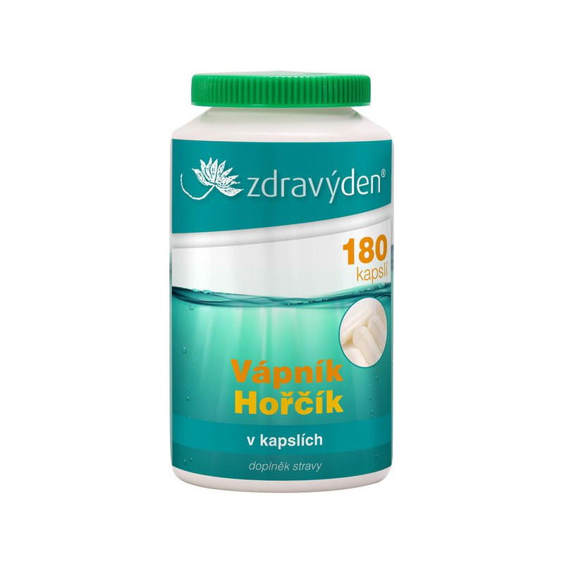 Zdravý den Calcium and Magnesium 180 capsules