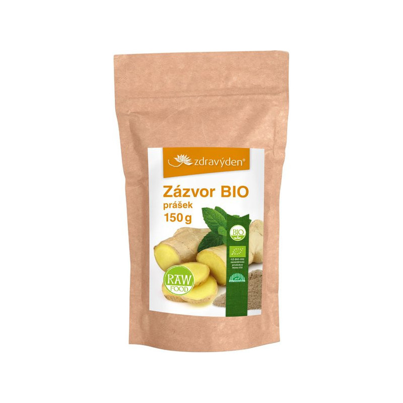Organický zázvor v prášku 150g