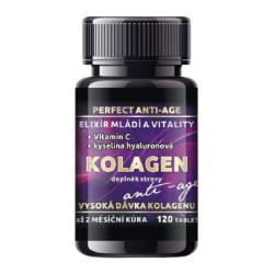 Kolagén Perfect ANTI-AGE + vit. C a kyselina hyalurónová - 120 tabliet