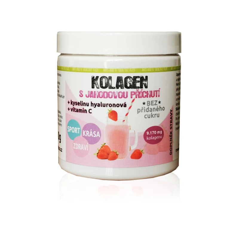 Collagen with strawberry flavour