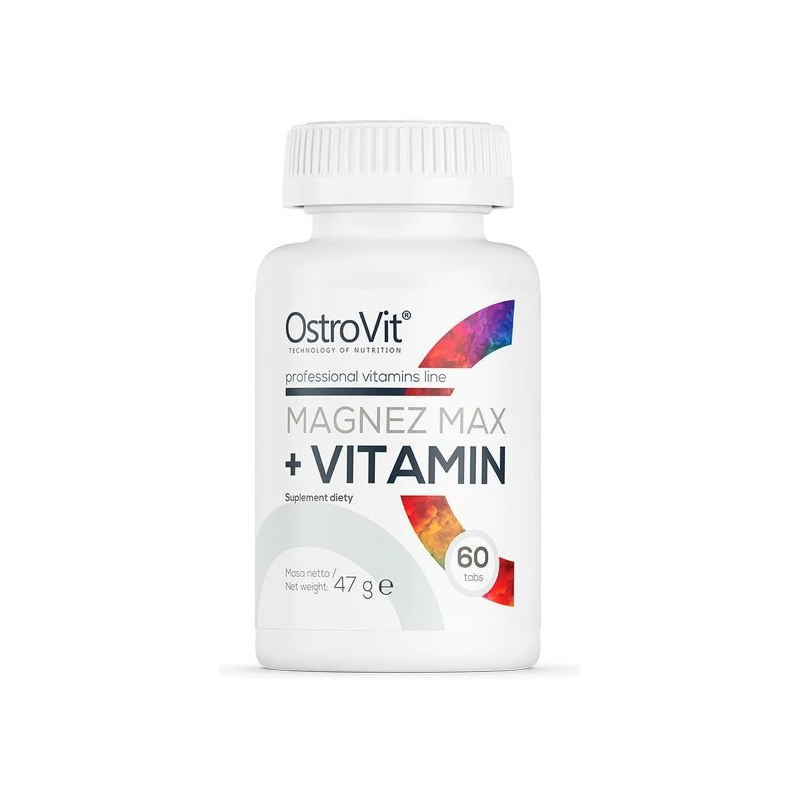 OstroVit Magnez MAX + Vitamin 60 tabs