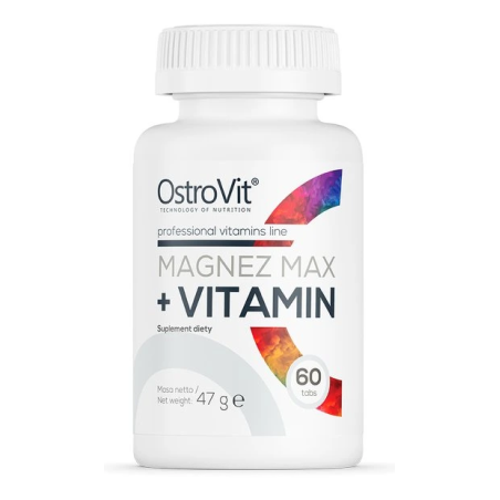 OstroVit Magnez MAX + Vitamin 60 tabs
