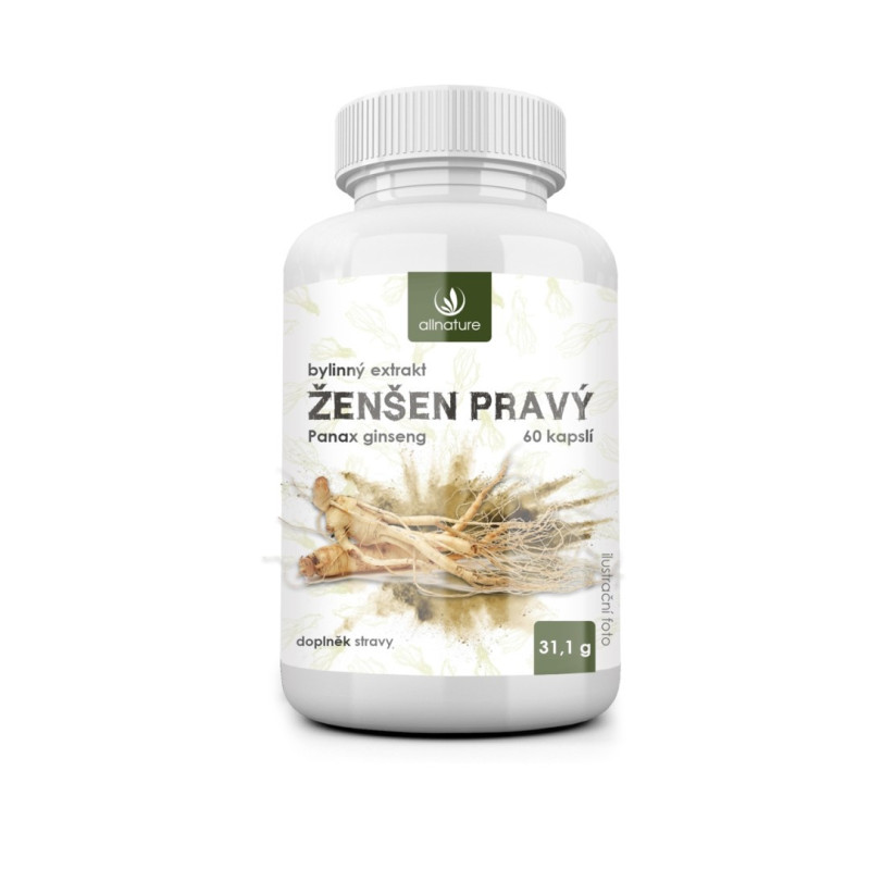 Allnature Ginseng Kräuterextrakt 60 Kapseln