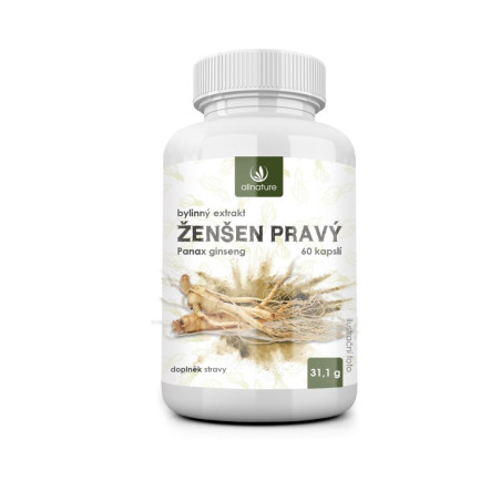 Allnature Ginseng Kräuterextrakt 60 Kapseln