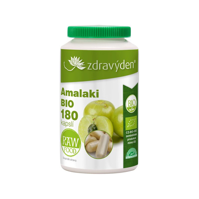 Zdravý den Amalaki BIO 180 kapslí  Zdravý den Amalaki BIO 180 kapslí