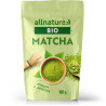 Matcha Premium je tmavě zelený prášek exkluzivní kvality získaný z pomletých čajových lístků Tencha, ze kterého se připravuje při čajovém obřadu Cha-no-yu vynikající nápoj.