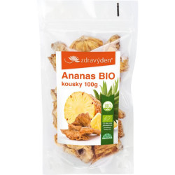 Zdravý deň Ananás BIO kúsky 100 g