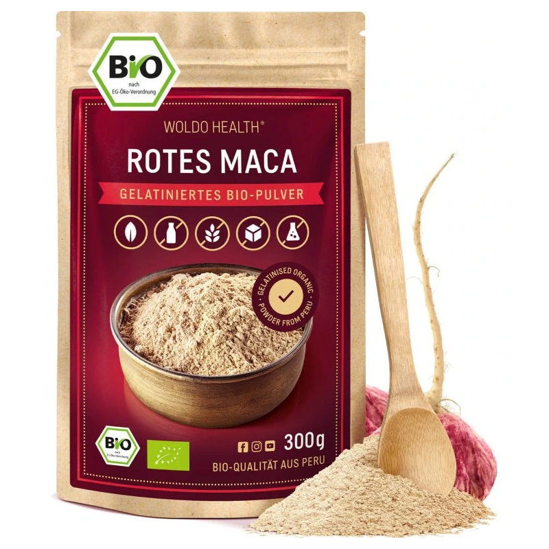 Maca červená BIO prášek 300g