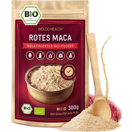 Maca červená BIO prášok 300g