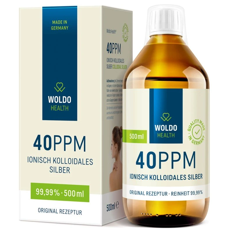 Koloidné striebro 40 ppm 500ml