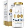 Hyaluronic acid is a naturally occurring substance in the human body, known for its ability to bind water and maintain tissue hydration . This dietary supplement is designed to support skin hydration , elasticity and overall appearance , but also contributes to joint care .
Regular supplementation of hyaluronic acid is especially popular as part of a skincare and anti-aging routine .