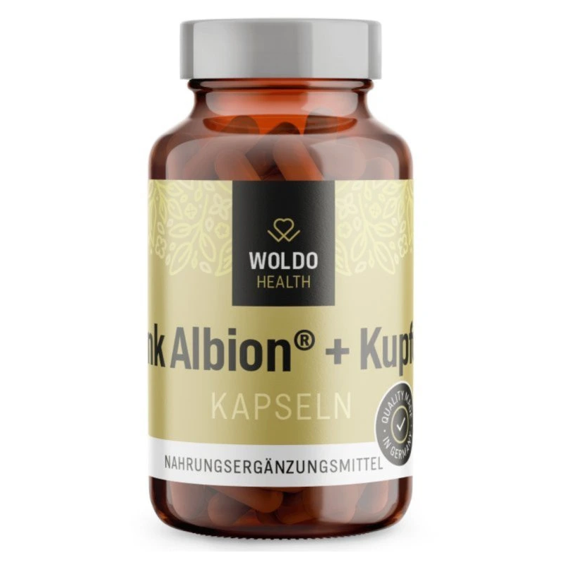 WoldoHealth Cynk z miedzią 90 kapsułek