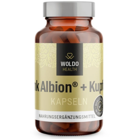 WoldoHealth Zinc with Copper 90 capsules