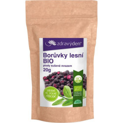 Čučoriedky BIO sušené mrazom 20g