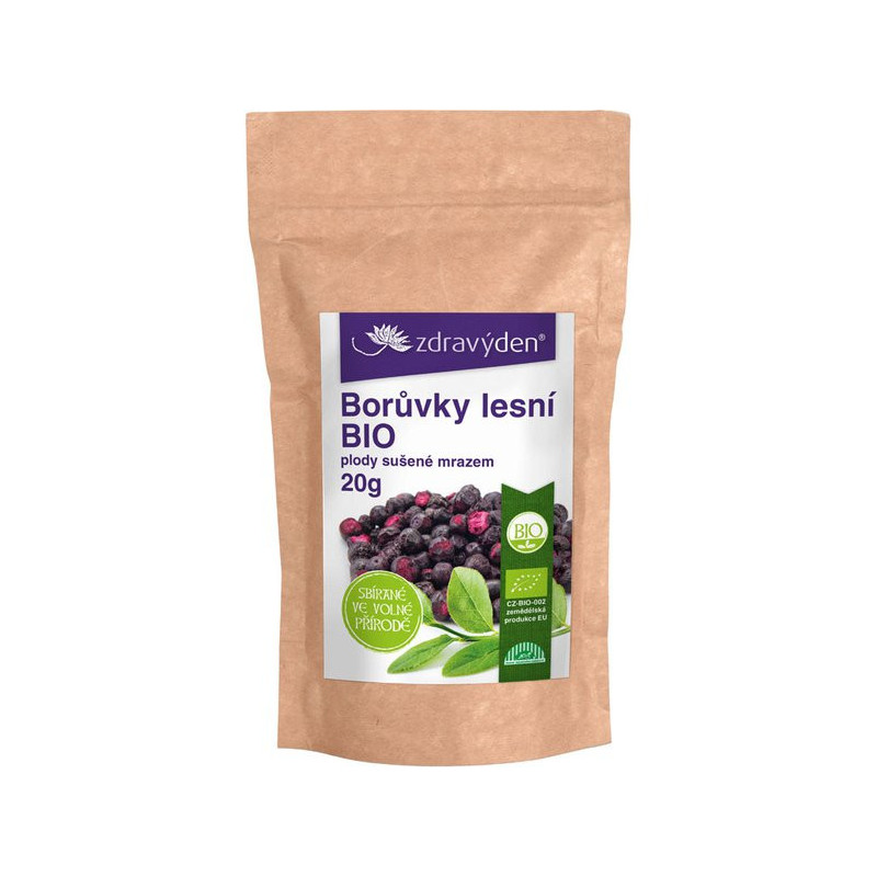 Heidelbeeren BIO gefriergetrocknet 20g