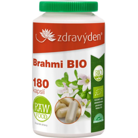 Zdravý deň Brahmi Bio 180 kapsúl