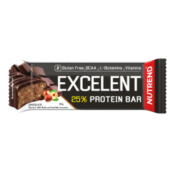 EXCELENT Protein Bar, 40g, Schokolade mit Nüssen in Milchschokolade