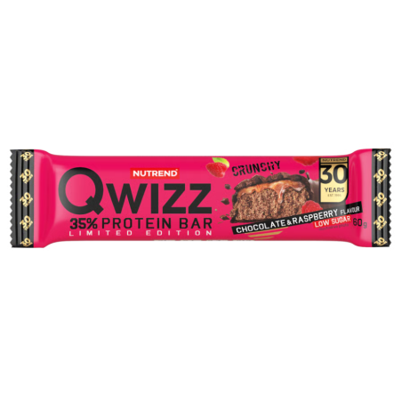 Qwizz Protein Bar, 60g, Schokolade und Himbeere