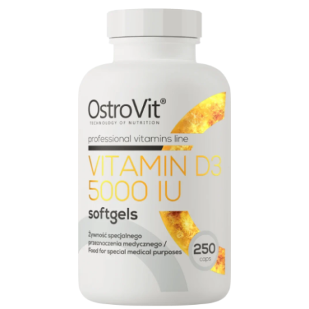 Vitamín D3 5000 IU 250 kapslí