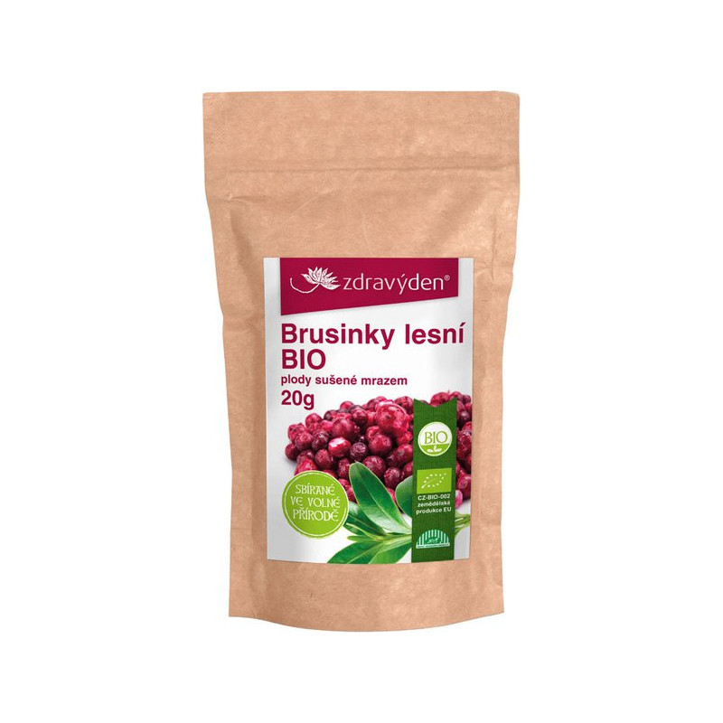 Bio gefriergetrocknete Cranberries 20g