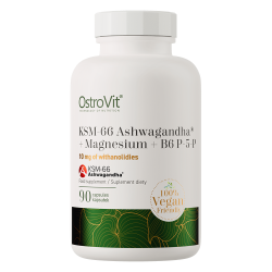 KSM-66 Ashwagandha® + Magnesium + B6 P-5-P VEGE 90 Kapseln